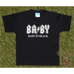 Camiseta de niños baby in black