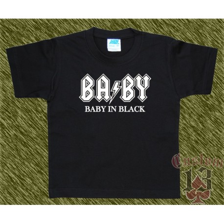 Camiseta de niños baby in black