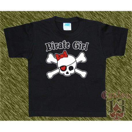 Camiseta de niñas pirate girl