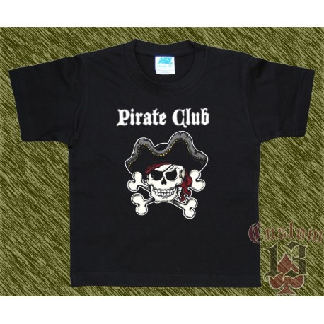 Camiseta de niños, pirate club