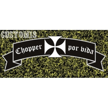 vinilo chopper por vida