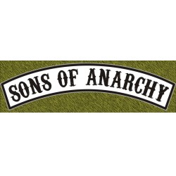 Vinilo sons of anarchy, curvado, grande