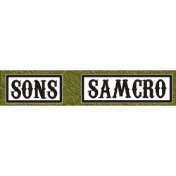 Vinilo sons of anarchy, SONS & SAMCRO, pequeño