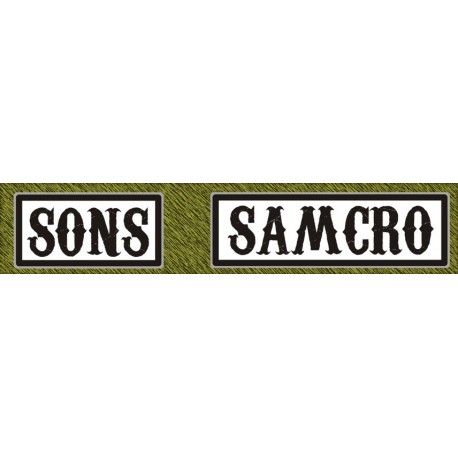 Vinilo sons of anarchy, SONS & SAMCRO, pequeño