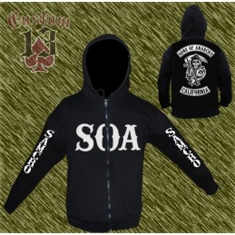 sudadera, Sons of Anarchy, soa, calavera