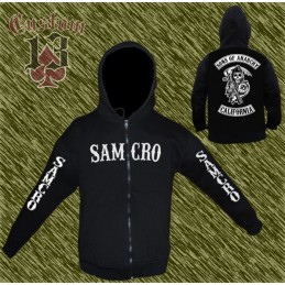 sudadera, Sons of Anarchy, samcro, calavera