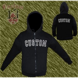 Sudadera con capucha, letras custom