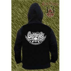 Sudadera con capucha, gas monkey, calavera