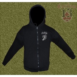 Sudadera con capucha, gas monkey, calavera