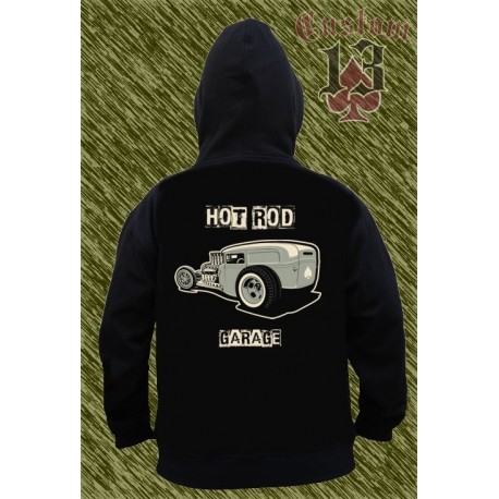 Sudadera con capucha, hot rod garage