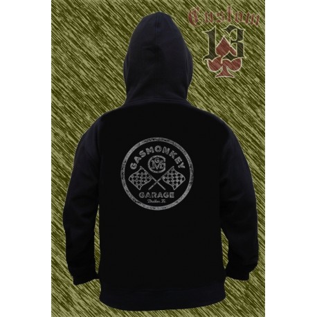 Sudadera con capucha, gas monkey banderas