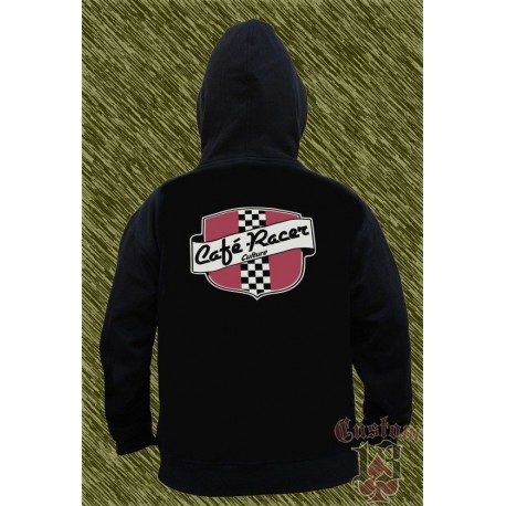 Sudadera con capucha, cafe racer