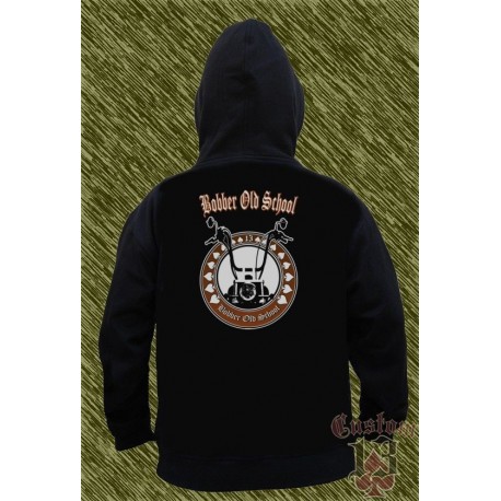 Sudadera con capucha, bobber old school