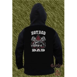 Sudadera con capucha, hot rod, dad