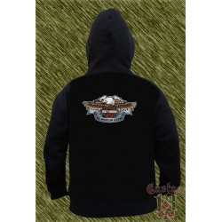 Sudadera con capucha, harley, eagle