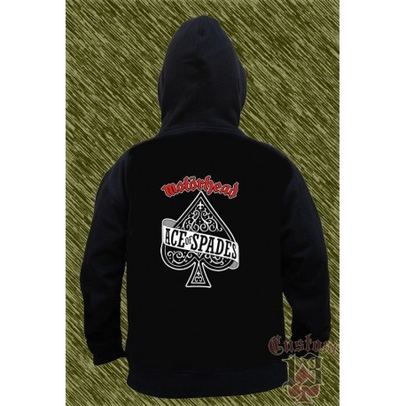 Sudadera con capucha, motorhead, ace of spades