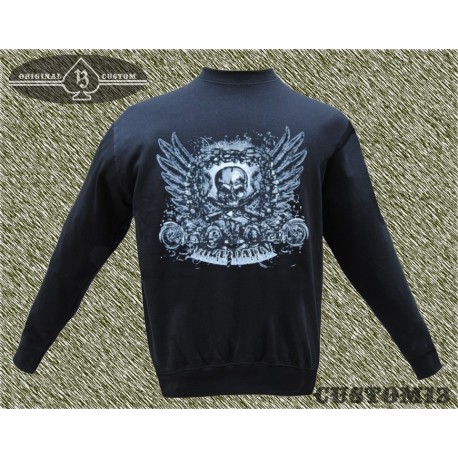 sudadera sin capucha, bike rally