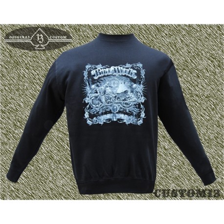 sudadera sin capucha, bike week