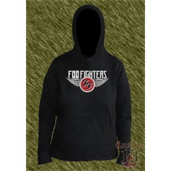 sudadera con capucha de mujer, foo fighters