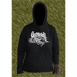 sudadera con capucha de mujer, gas monkey coche