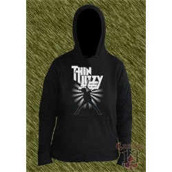 sudadera con capucha de mujer, thin lizzy