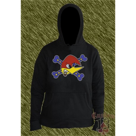 sudadera con capucha de mujer, woody