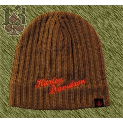 gorro de lana bordado Harley, beig