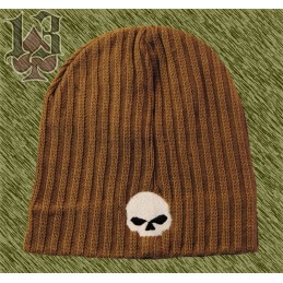 gorro de lana bordado Harley, beig