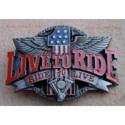 hebilla Live to ride Ride to live