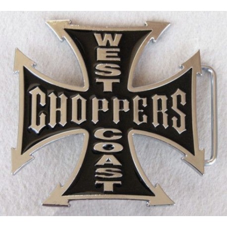 hebilla cruz chopper negra