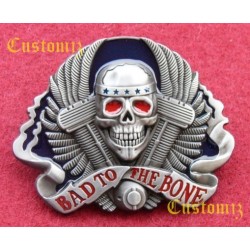 hebilla calavera bad to the bone