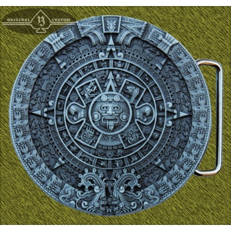 hebilla calendario azteca