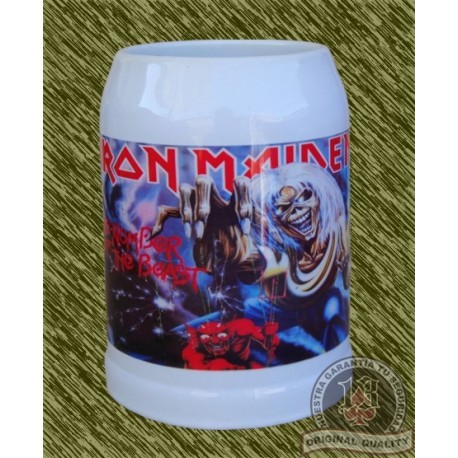 Jarra de porcelana, iron maiden, the number of the beast