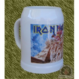 Jarra de porcelana, iron maiden, powerslave