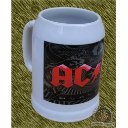 Jarra de porcelana, ac-dc black ice