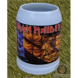 Jarra de porcelana, iron maiden, piece of mind