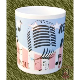 Taza de porcelana, keep on rockin