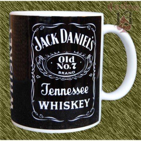 Taza de porcelana, Jack Daniel's