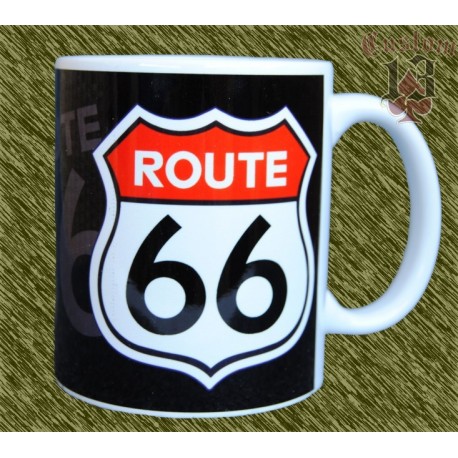 Taza de porcelana, Route 66