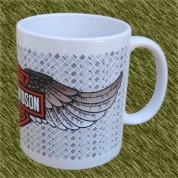 Taza de porcelana, Harley alas