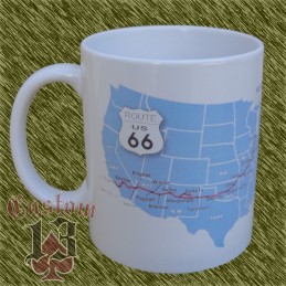 Taza de porcelana, Route 66