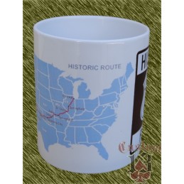 Taza de porcelana, Route 66