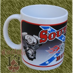 Taza de porcelana, Southern biker con motores