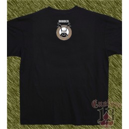 Camiseta negra, motorcycles bobber