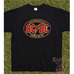 Camiseta negra, AC-DC, high voltage