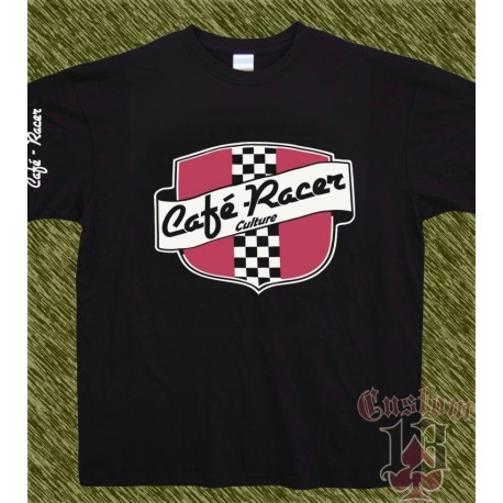 Camiseta, cafe racer culture dos lados