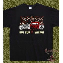 Camiseta, hot rod pinstriping