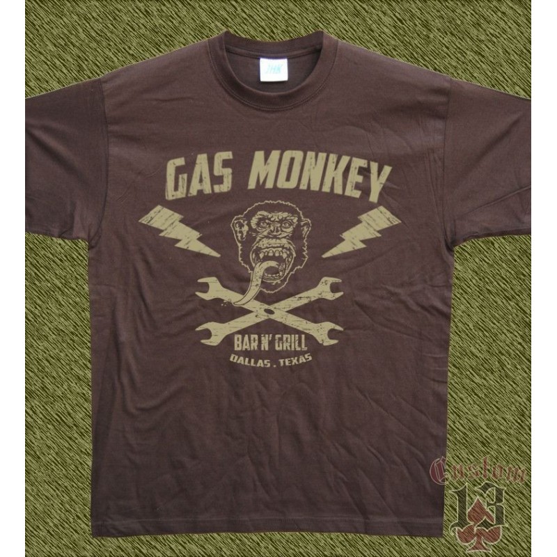 Camiseta, Gas monkey modelo 23 - custom13