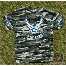 Camiseta camuflaje, usa air force