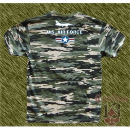 Camiseta camuflaje, usa air force